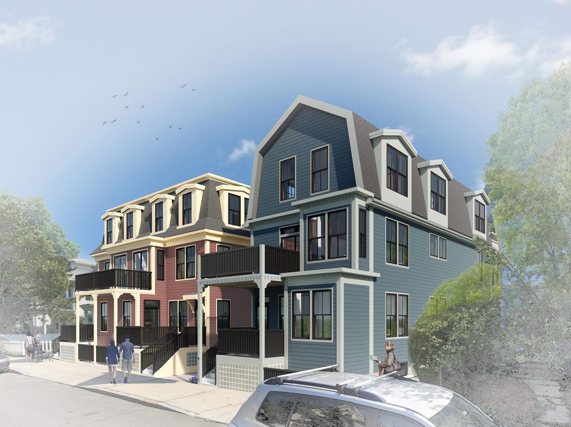 Rendering of Cedar Street Residences